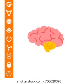 Human Brain Vector Icon