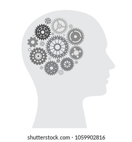 Human Brain Wheel Collection Stock Vector (Royalty Free) 1058579510