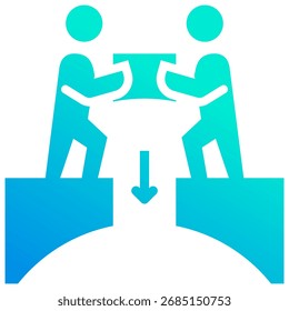 Human Bridge Icon-Element für Design