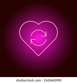 Human, bubble, chat, profile, user vector icon. Element of simple icon for websites, web design, mobile app, info graphics. Pink color. Neon vector