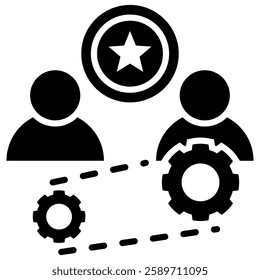 Human Capital Icon Element For Design