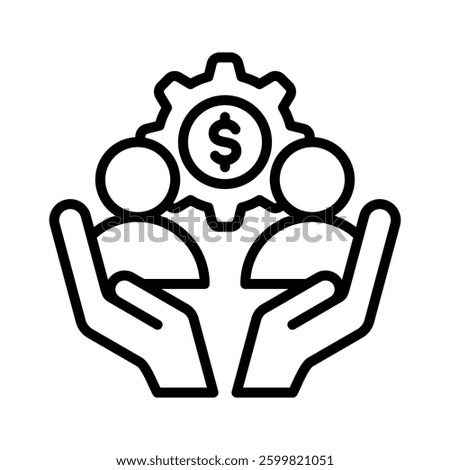 Human Capital Icon Element for Design