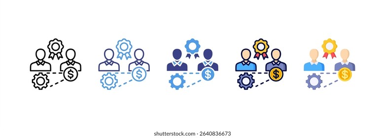 Human Capital Multi Style Icon Set