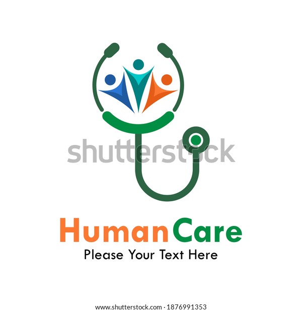 Human Care Logo Template Illustration Stock Vector (Royalty Free ...