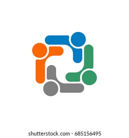 Human Care and Teamwork Logo Template Illustration Design. Vector EPS 10.