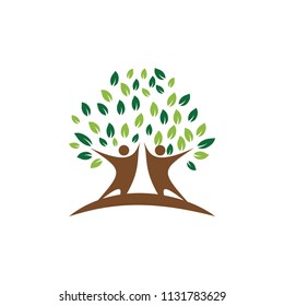 human care vector logo template 