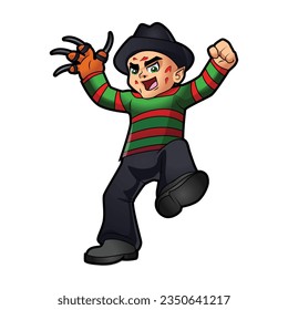 human cartoon character with claws