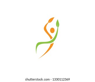 Human character icon and symbol