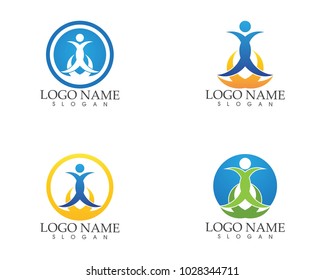 Human character logo design 