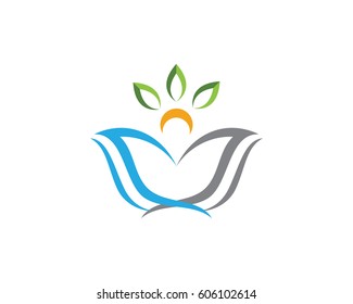 Human character logo sign