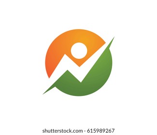 Human character logo sign