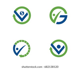 Human character logo sign