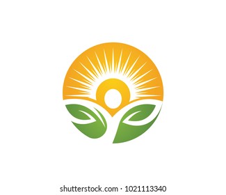 Human character logo sign illustration vector design
