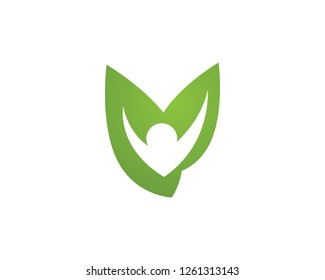 Human character logo sign illustration vector design - Vector
