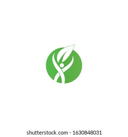 Human character logo sign illustration vector design