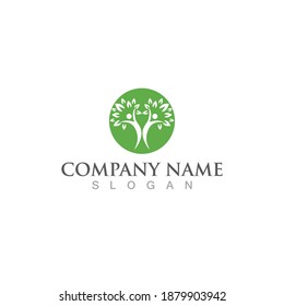 Human character logo sign illustration vector design