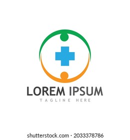 Human character logo sign illustration vector design