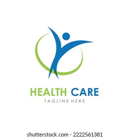 Human character logo sign illustration vector design