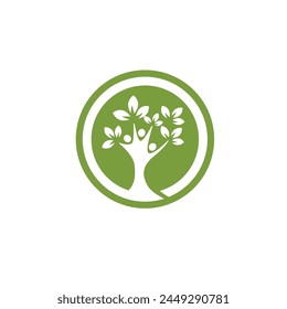 Human character logo sign illustration vector design