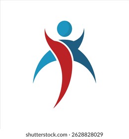 Human Character Logo Vector Template for Branding