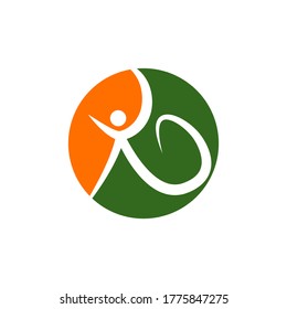 human character vector design template illustration