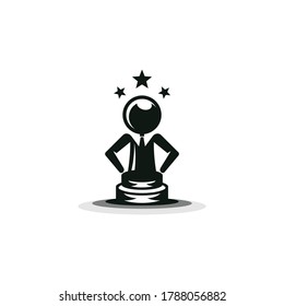 Human Chess Leadership Abstract Creative Business Logo