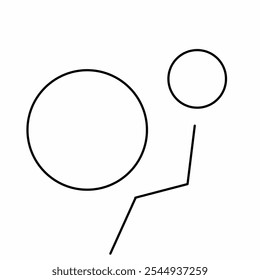 Human With Circle icon, icon Of Circle and Man