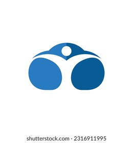 human cloud logo design, people on cloud icon symbol, element graphic vector illustration logo design template, logo for your company