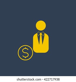Human coin Icon