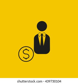 Human coin Icon
