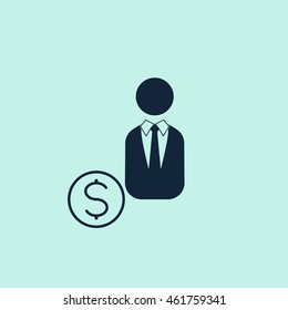 Human coin Icon