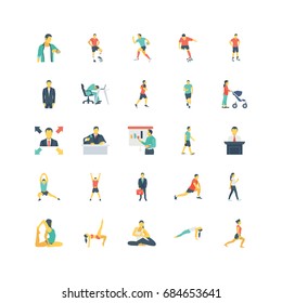 Human Color Vector Icons