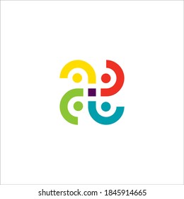 human community logo design vector sign