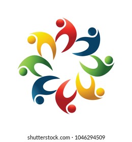 Human Community Non Profit Logo, Vector Logo Template