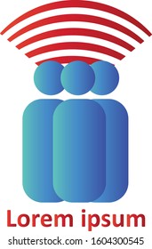 Human Connection Logo Vector Design