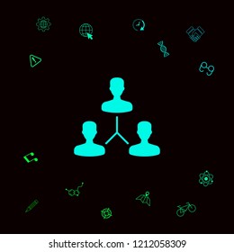 Human connection symbol
