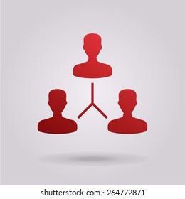 Human connection symbol.