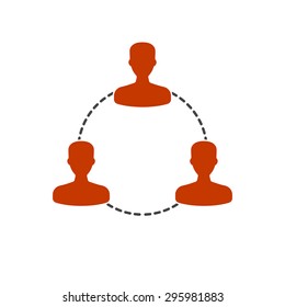 Human connection symbol.