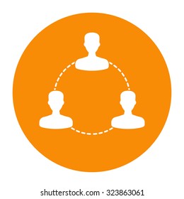 Human connection symbol.