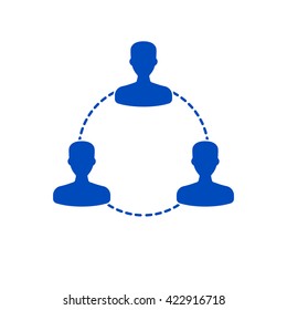 Human connection symbol.