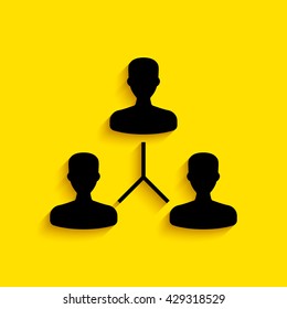 Human connection symbol.