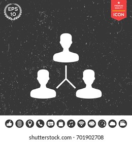 Human connection symbol