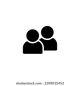 human contact icon in black