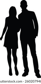 human couple nice vector design