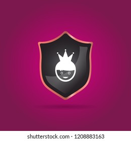 human and crown icon