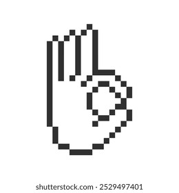 human cute hand pixel art