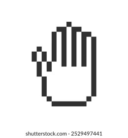 human cute hand pixel art