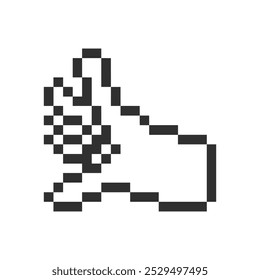 human cute hand pixel art
