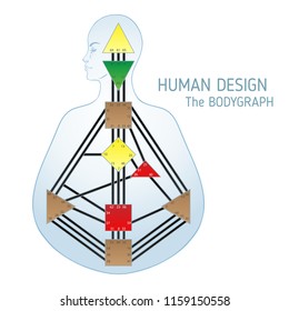 Human Design Bodygraph Chart Design Vector Stock Vector (Royalty Free ...