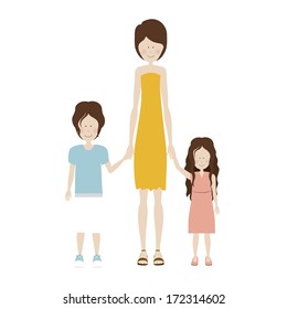 human design over white background vector illustration